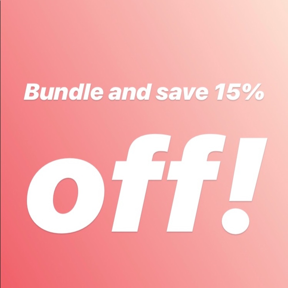 Save 15%! Bundle!